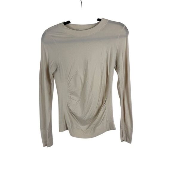 Athleta Ascent Top- Cream, size M - Picture 2 of 7